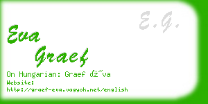 eva graef business card